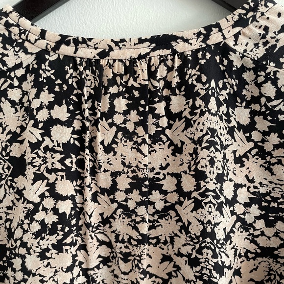 Rebecca Taylor Pink and Black Peplum Blouse | 2 - Picture 5 of 8